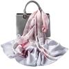 HANDUNYOU British Style Mulberry Silk Scarf Gift Set