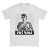 Casual TShirt Beach peso pluma Novelty TShirts  Cotton Tee Shirt for Mens Y2K Funny Pattern Short Sleeve Tees