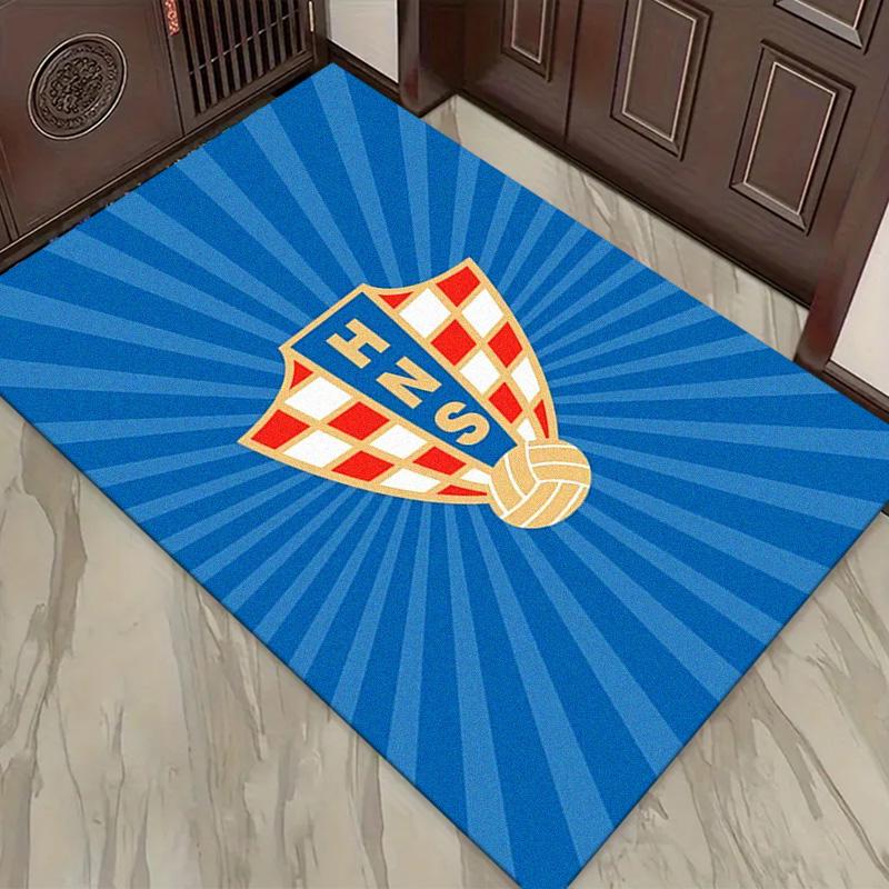 Hrvatski nogometni savez HNS Carpet Rug for Living Room Bedroom Home Sofa Decoration,Kids play Non-slip Floor Mat