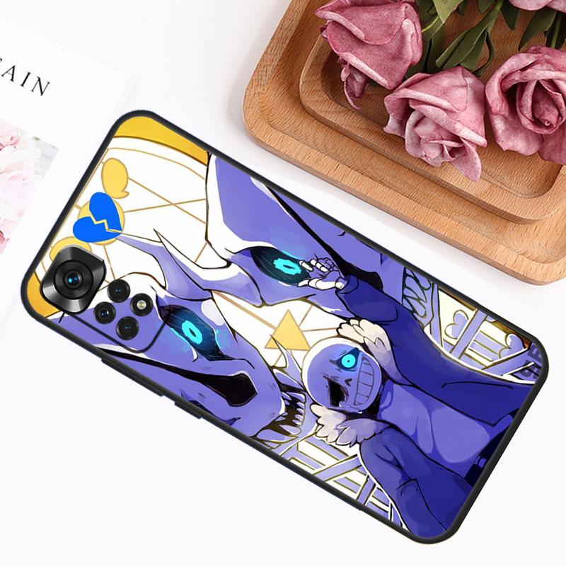 Чехол для телефона Game Undertale Sans для Xiaomi Redmi Note 12 8 9 10 11 Pro Note 12S 11S 10S 9S 9A 9C 9T 10A 10C 12C