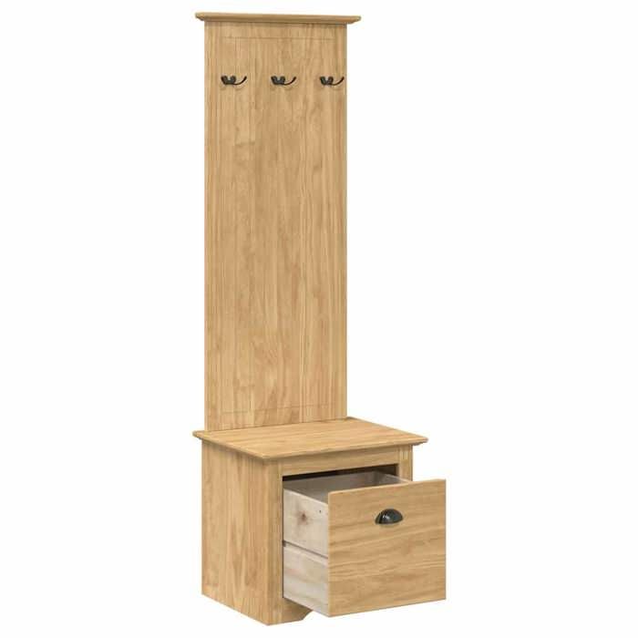 Maison Exclusive - Meuble de couloir BODO Marron miel 50 x 40 x 156,7 cm