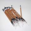10PCS Bamboo Calligraphy Brush Traditional Chinese Writing Pen Regular Script Writing Brush  Student