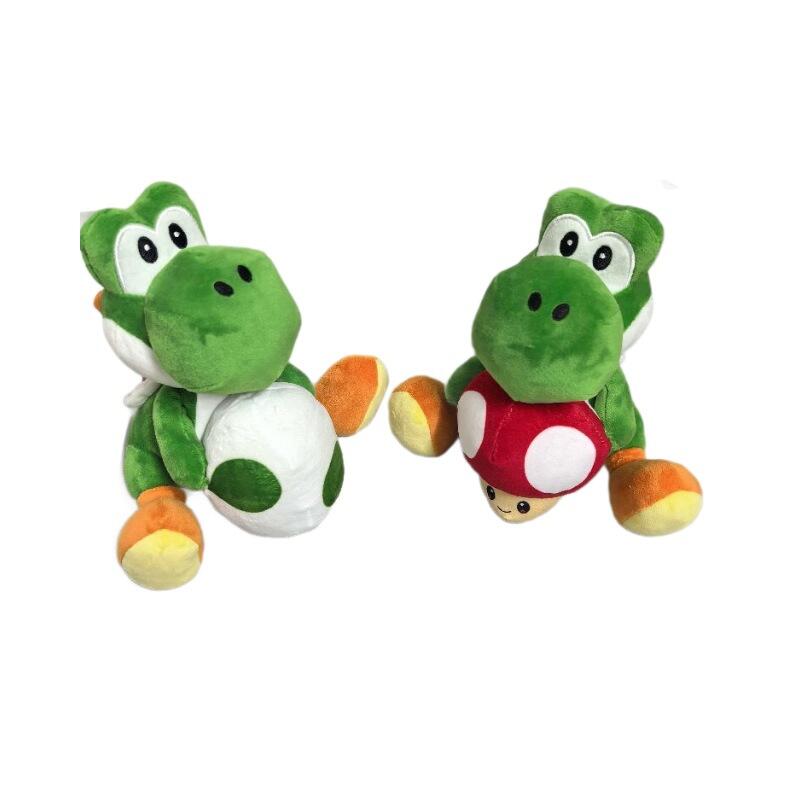 Kawaii Cute Standing Yoshis Plush Toy Super Marios Series Soft Stuffed Animal Doll Collectible Ornament Gift for Animie Funs
