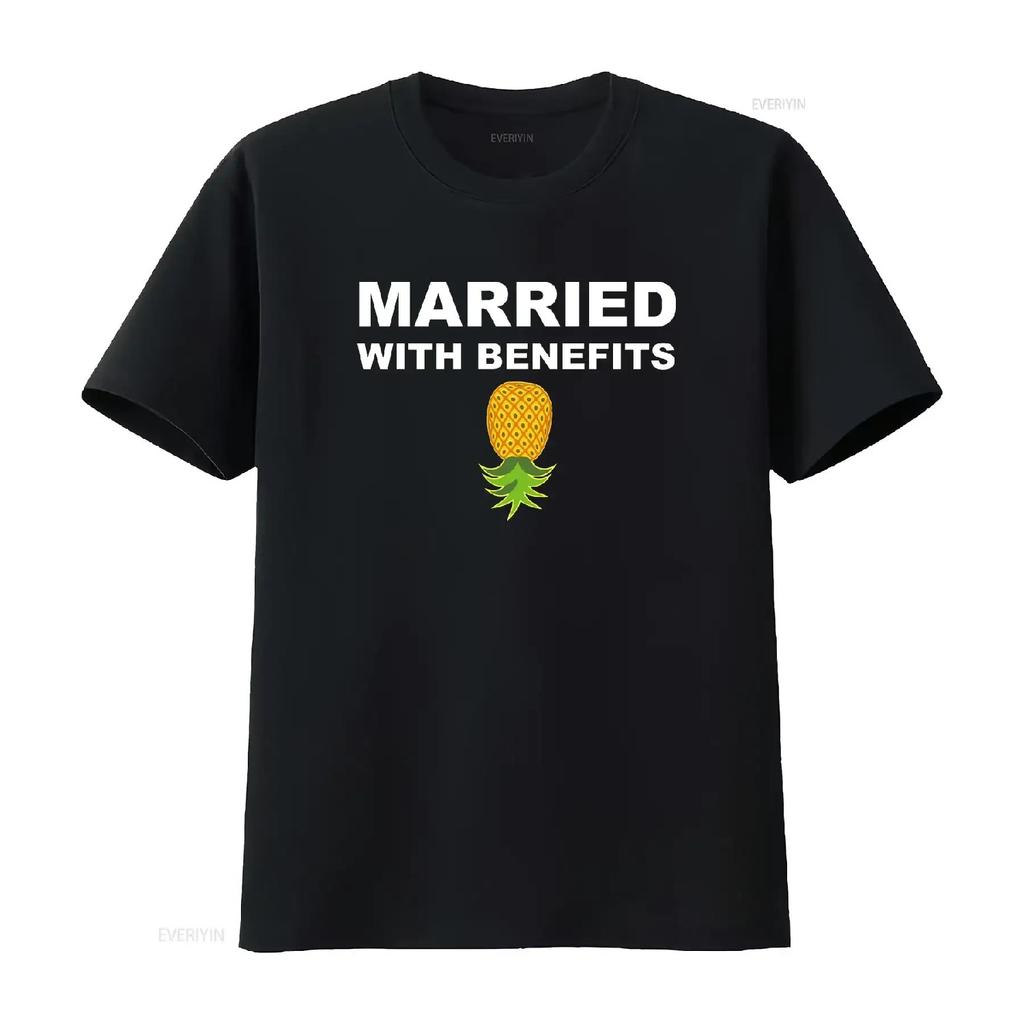 Married With Benefits Swinger T Shirt Lifestyle Clothing vintage Washed Unisex Versatile designer clothes Comfortable