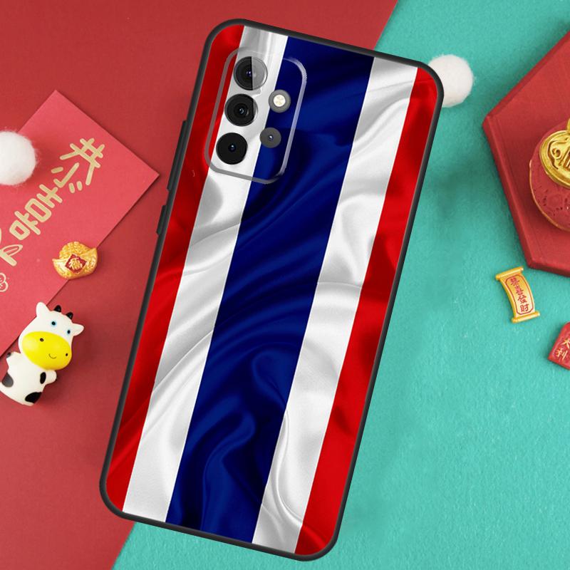 Чехол-карта с флагом Таиланда для Samsung Galaxy A16 A17 A54 A34 A14 A15 A35 A55 A52 A12 A32 A13 A33 A53 A26 A36 A56