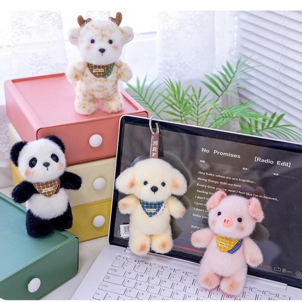 Super Soft Plush Animal Pendant PP Cotton Plush Backpack Pendant Plush Keychain Toys Universal Age