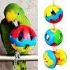Parrot Toy Parakeet Hanging Swing Bite Toy Chew Toys Budgie Cockatiel Cage Bird Parrot Chew Ball