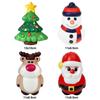4pcs Christmas Anti-Stress Relief Toy Santa Claus Xmas Tree Squeeze Bounce Toy Kids New Year Gift Christmas Party Decor