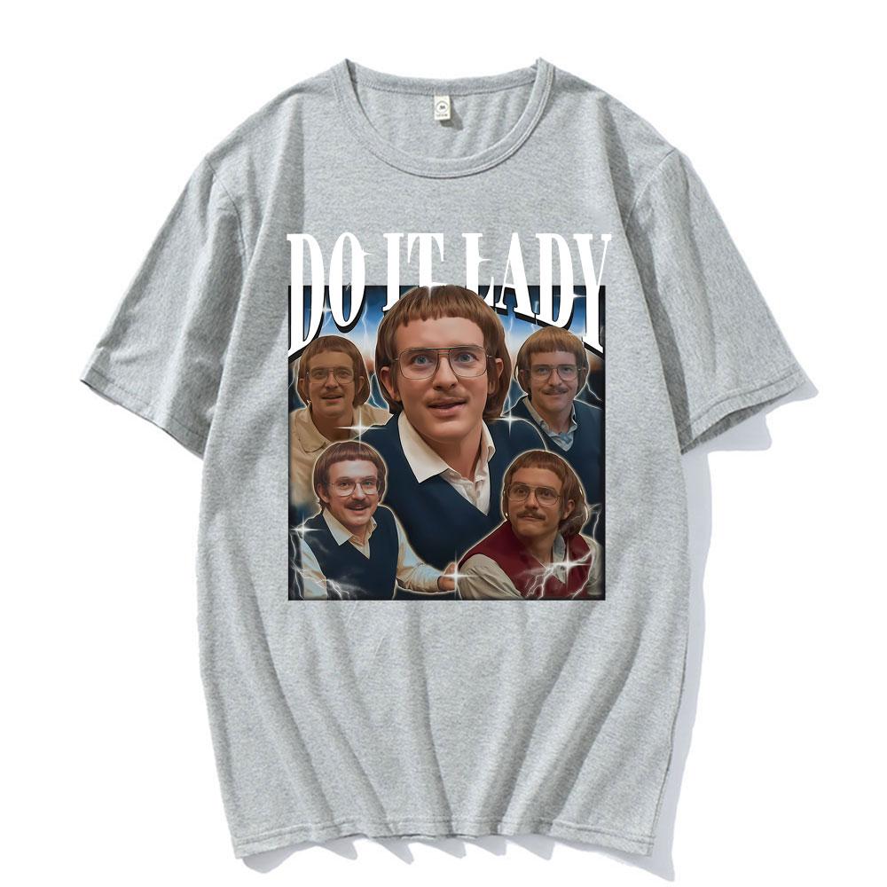 Do It Lady Meme Chit Retro Funny Classic Print Tshirt Unisex Women Fashion Oversized T Shirts Short Sleeve Cozy T Shirt Streetwear