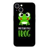 Черный ТПУ чехол для Vivo Y01 Y2 Y12S Y12A Y50 Y15 Y15A Y15S Y17 Y3 Y11 Y50 Y50T Y51S 2019 2020 5G Кавайная лягушка гриб