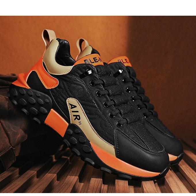 Осень новая повседневная спортивная модная обувь модная дышащая мужская обувь универсальная увеличивающая рост маленькая белая доска удобная обувь