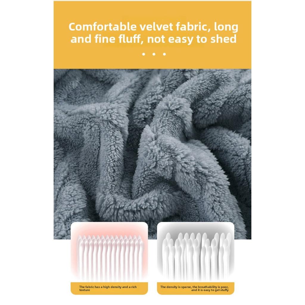 Single Layer Tower Skin Velvet Solid Color Blanket for Home Use, Simple Office Nap Blanket, Air Conditioning Blanket, Cover Blanket, Blanket