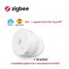 Датчик присутствия человека Tuya Zigbee 24G Миллиметровый волновой радар, обнаружение температуры, влажности, освещенности. Поддержка Zigbee2mqtt Home Assistant