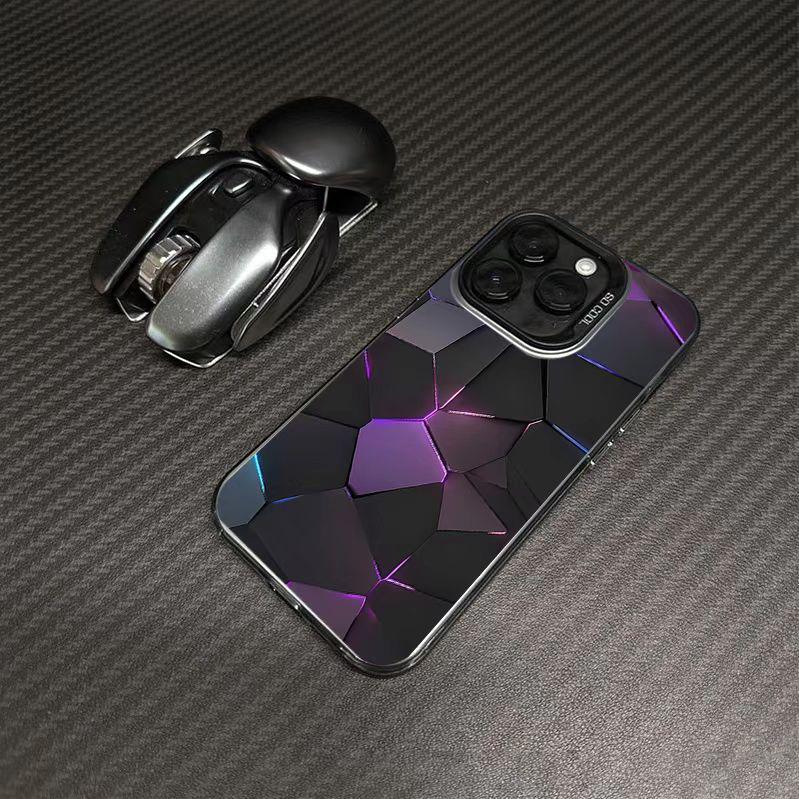 Яркий пэчворк чехол для телефона iPhone 13, 14, 15 Pro, 16 Pro Max, 17