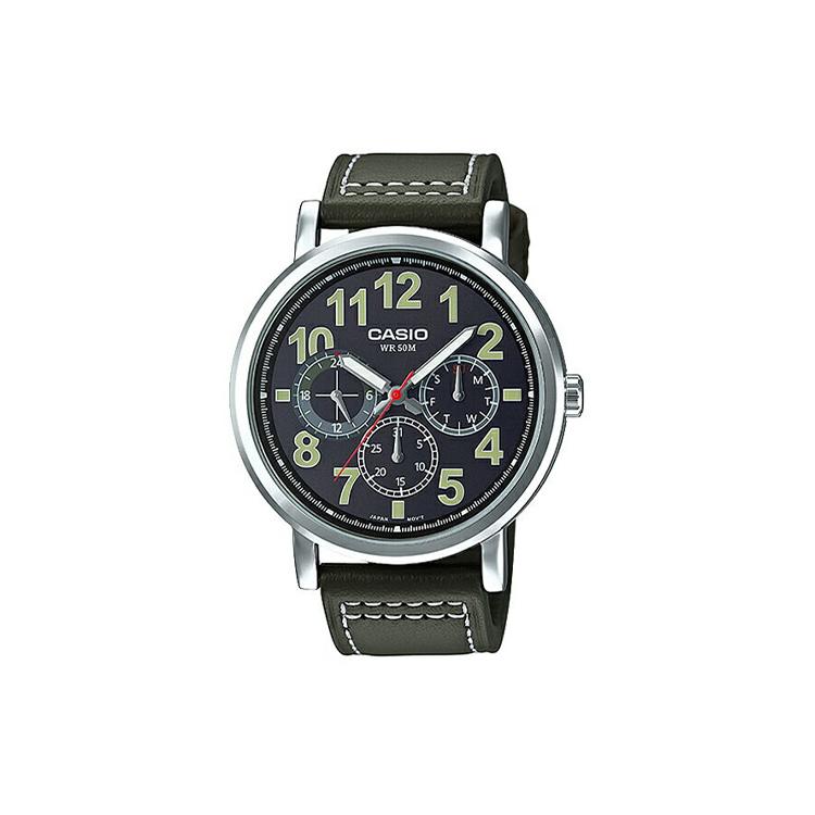 Casio Мужские часы Стандартная серия 45 мм Черные MTP-E309L-3A MTP-E309L-3A