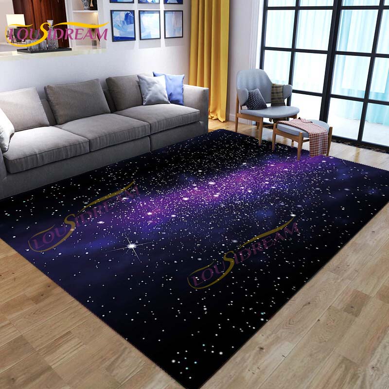 3D цветной космический коврик Galaxy ковер звездное небо ковер для гостиной спальня диван планета ковер детский игровой коврик напольный коврик домашний декор