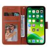 For iPhone 13 Mini Case PU Leather Phone Cover with Card Slots Wallet