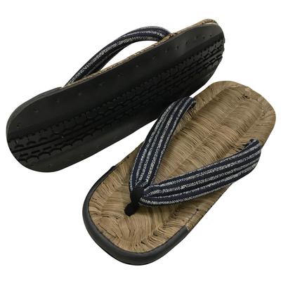 Сандалии Setta Tire Sole Crow Bamboo Cushion Thong Сделано в Японии Полосатый LL [Edoten]