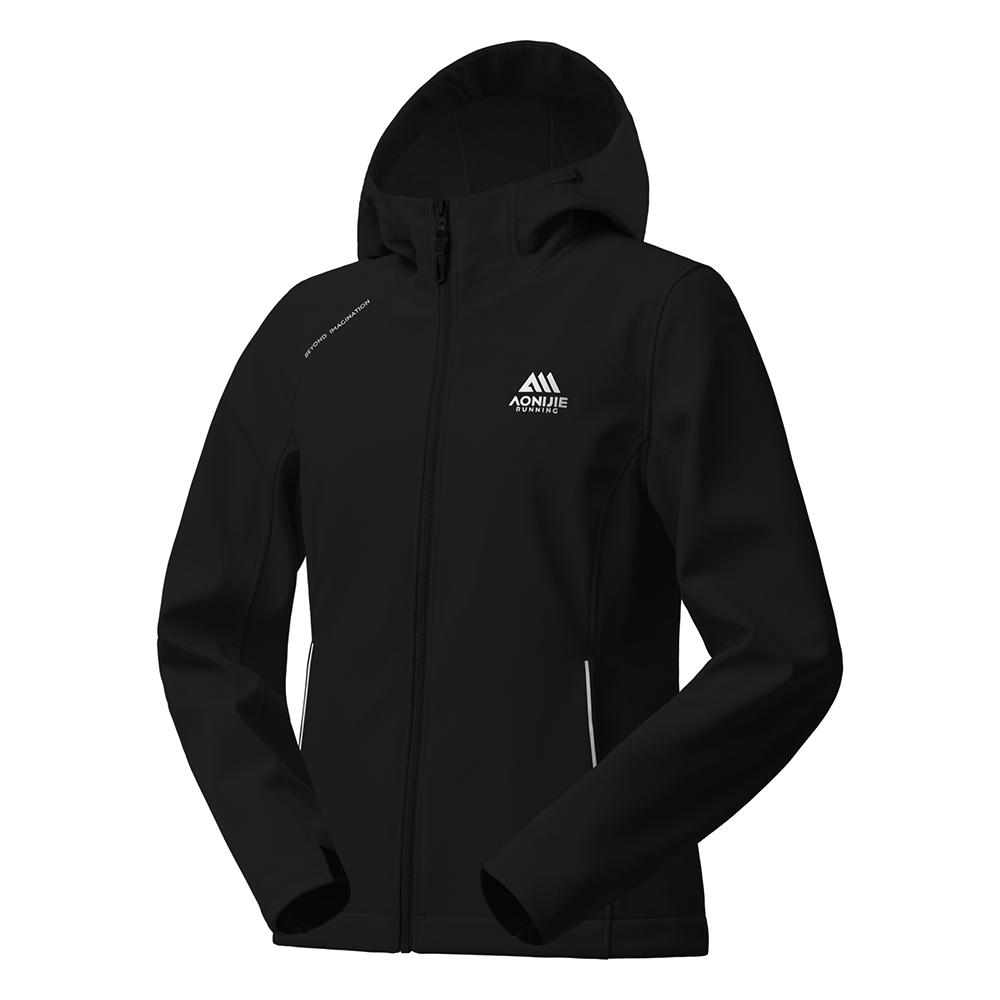 Aonijie Softshell Hooded Jacket Fj08 Black