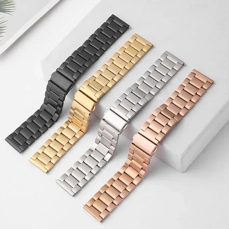 Ремешок из нержавеющей стали для Amazfit Active 2 квадратный ремешок металлический браслет для Amazfit Active 2/GTR GTS2 3 4/Balance 2/Bip 6 5 3 3Pro