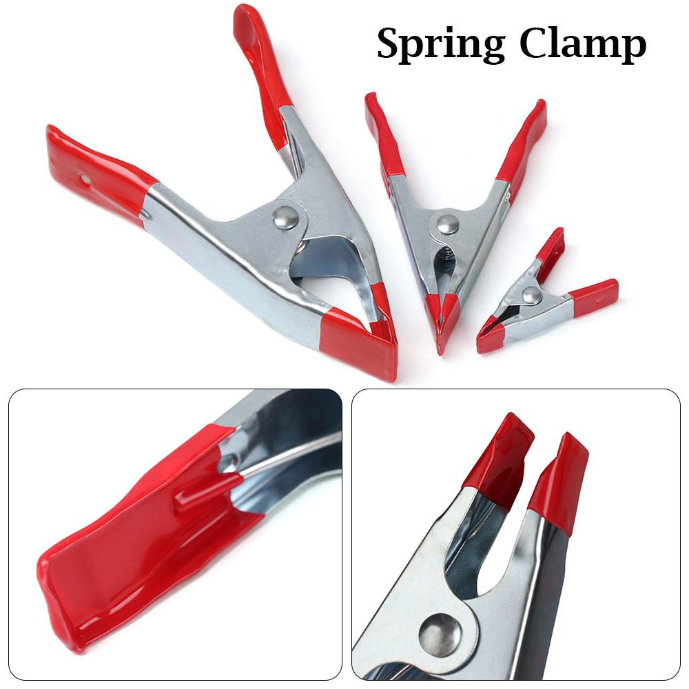 2/4/6 inch Metal A-shaped Clip Spring Clamps Woodworking Grip Powerful Tools Fixed Clamps Home Crafts Repair Hand Tool