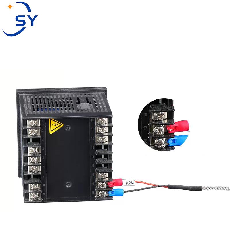 Probe Type Thermocouple K/E Stainless Steel Shielded Wire Thermal Resistance Rod Measuring Wire Temperature Sensor