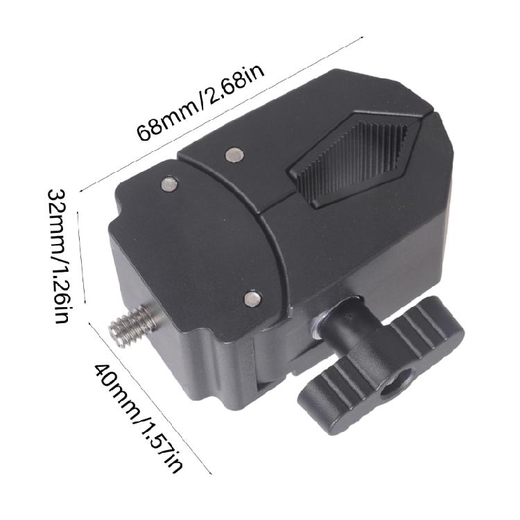 Зажим для освещения с отверстием для винта для фоновых отражателей, рулей мотоциклов, креплений для держателей телефонов