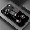 Black Car Dashboard Art mobile phones Glass phone case for iphone 17 pro max cover for iPhone 17 16 15 14 13 12 11pm Pro Plus