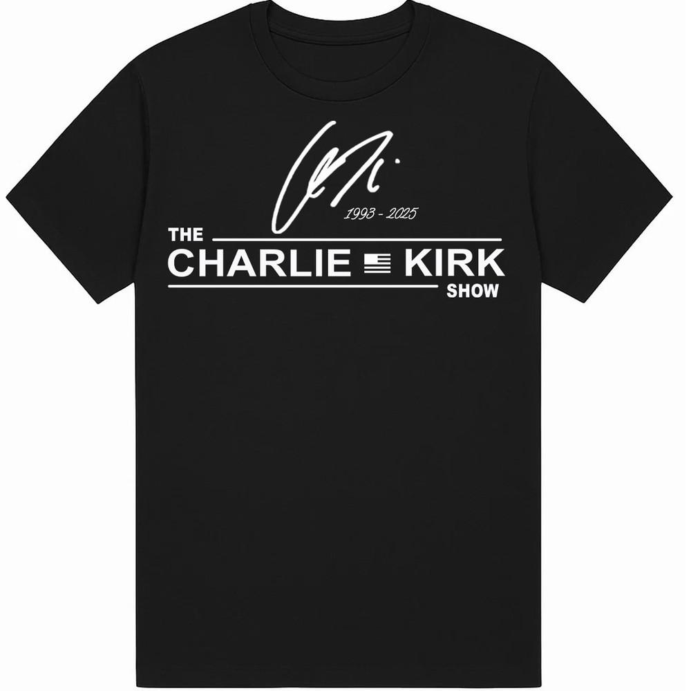 The Charlie Kirk Show 2025 Unisex Cotton Fan Gift S-5XL Unisex T-Shirt