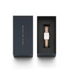 DANIEL WELLINGTON Женские часы QUADRO LUMINE MOP, украшенные кристаллами перламутровый циферблат, 20 x 26 мм + комплект футляра