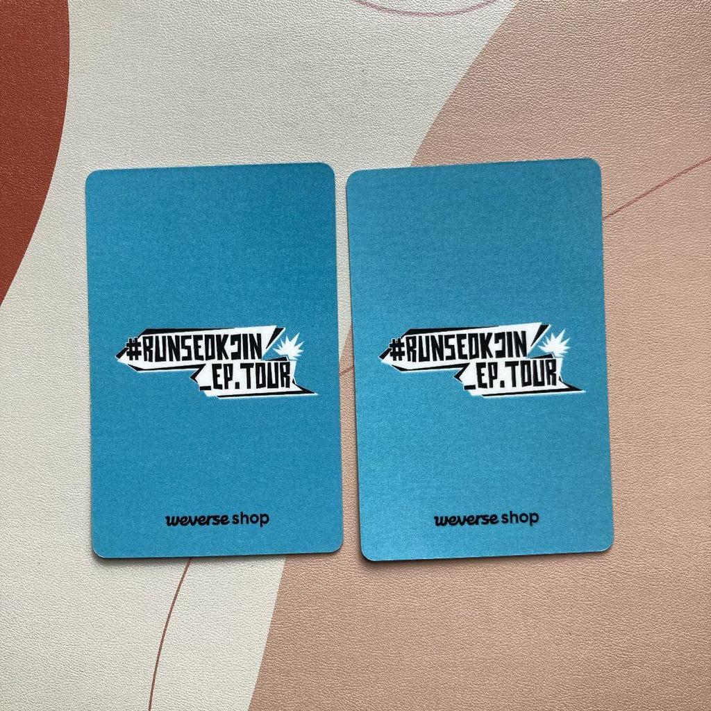 [USED] BTS Bangtan Boys JIN RUNSEOKJIN_EP.TOUR Trading Cards (2 Cards)