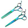 6-дюймовые зеленые ножницы с полой ручкой для волос, профессиональные парикмахерские ножницы, красивый модный дизайн, настоятельно рекомендую