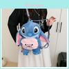 Плюшевый рюкзак-мультяшный персонаж Почакко (из Stitch) для девочек, с застежкой-молнией, для повседневных поездок