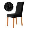 New Velvet Fabric Chair Cover Super Soft Chair Covers For Dining Room Luxurious Office Seat Cases Stretch For Banquet Home Decor