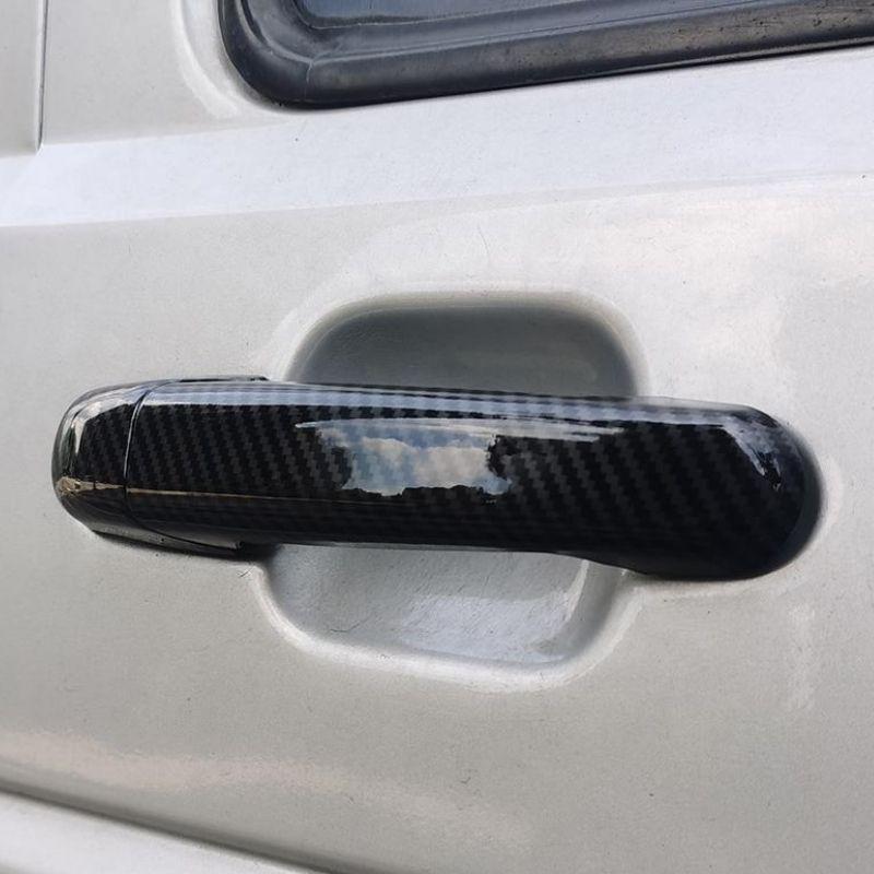 Carbon Fiber Pattern Door Handle and Bowl Decor for 96-09 SEAT Alhambra 7M