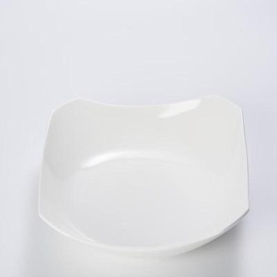 Набор восьмиугольных керамических обеденных тарелок LISM Pure White 8 дюймов