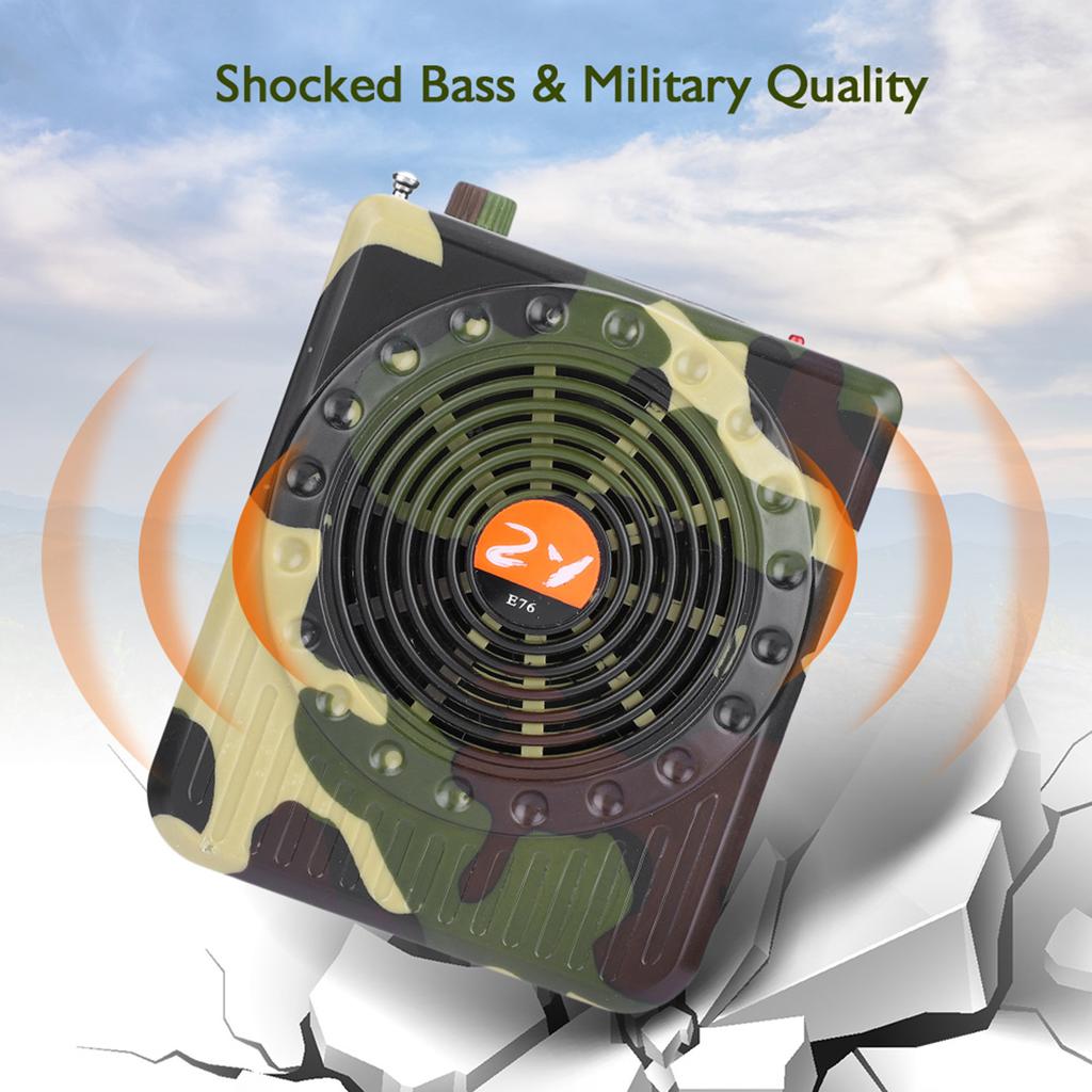 Camouflage Remote Control Outdoor Hunting Decoy Bird Caller Sound Speaker Voice Amplifier