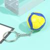 Volleyball Keychain Mini Pvc Volleyball Keychain Bag Car Keychain Ball Key Ring