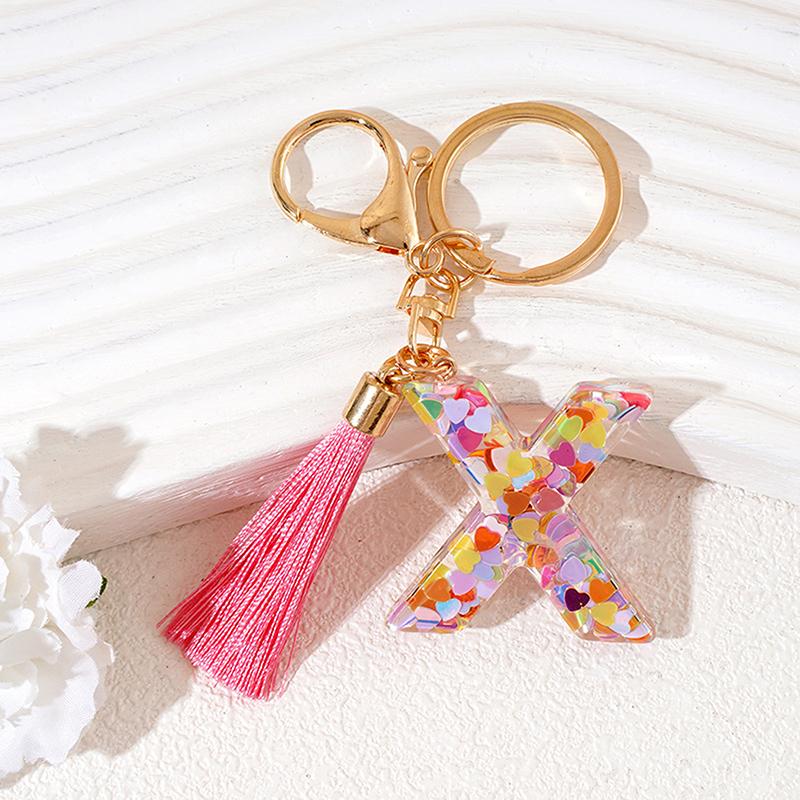 Брелок из смолы с буквами AZ 26, инициалами, бабочкой, кисточкой, подвеской, брелоком, изысканным украшением для рюкзака, аксессуарами, подарками