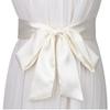 Clothing Decoration Satin Sash Satin Polyester Wide Waistband High Quality Bridal Waist Belt  Women