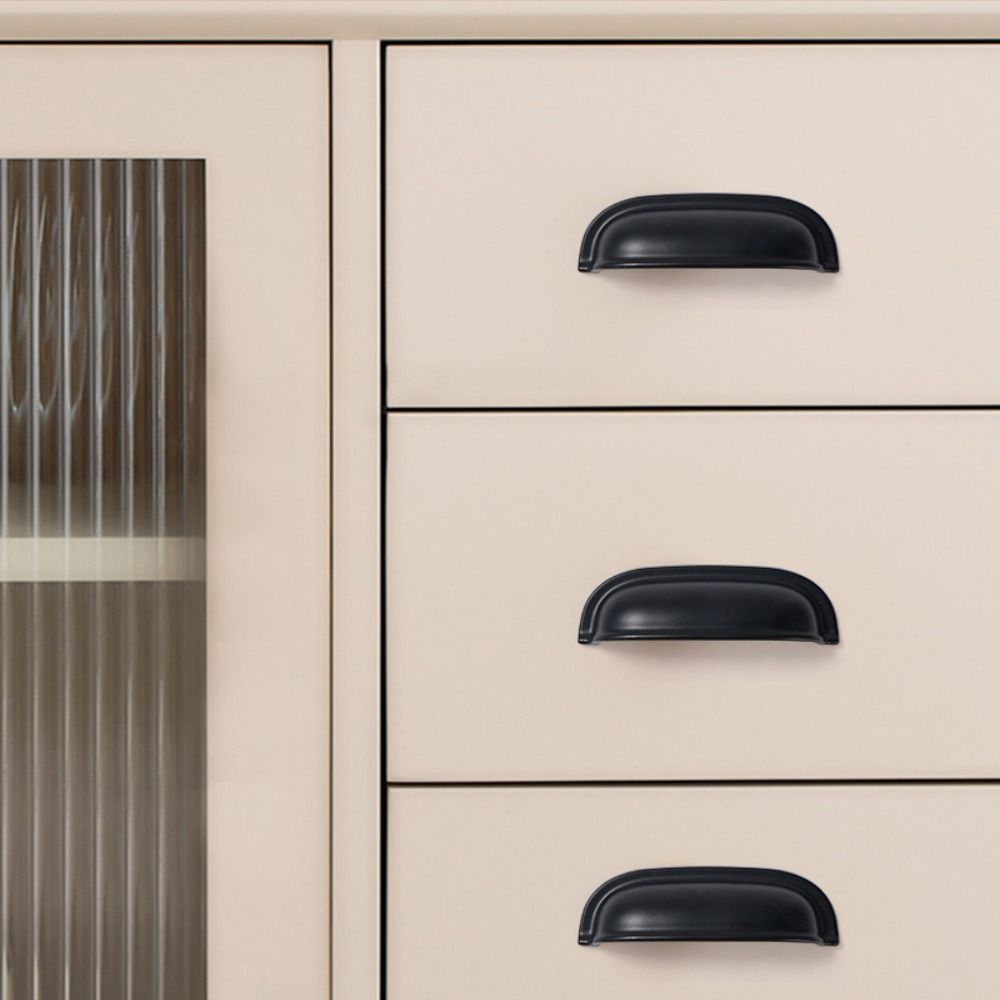 Цинк Цинковый сплав Ракушка Ручки-скобы Американский стиль Ручки для комода Ручки для дверцы шкафа Ручки для шкафа Гардероб