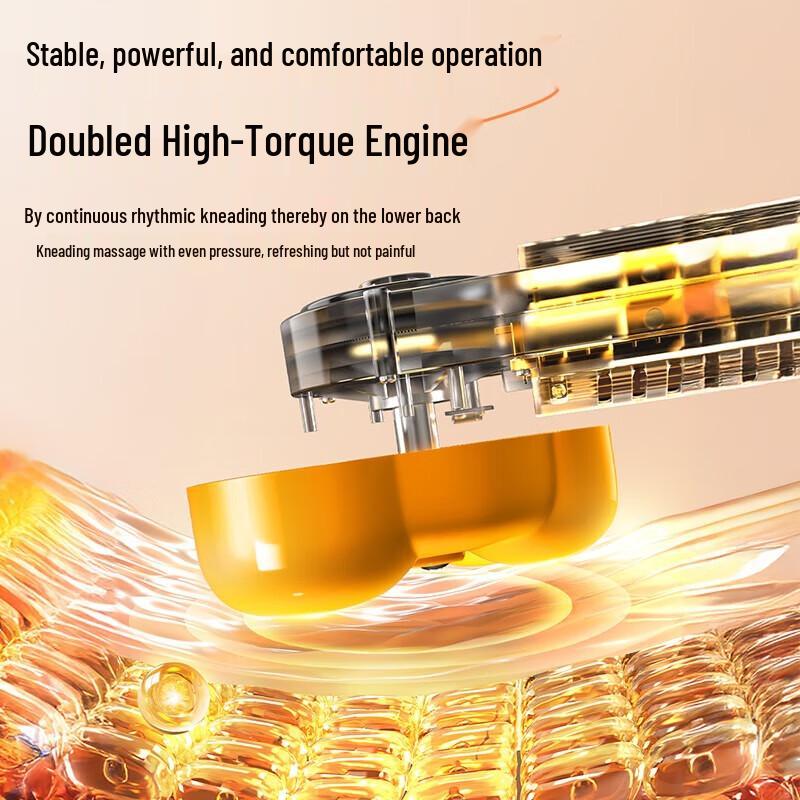 Aux Wireless Portable Back and Waist Massage Cushion