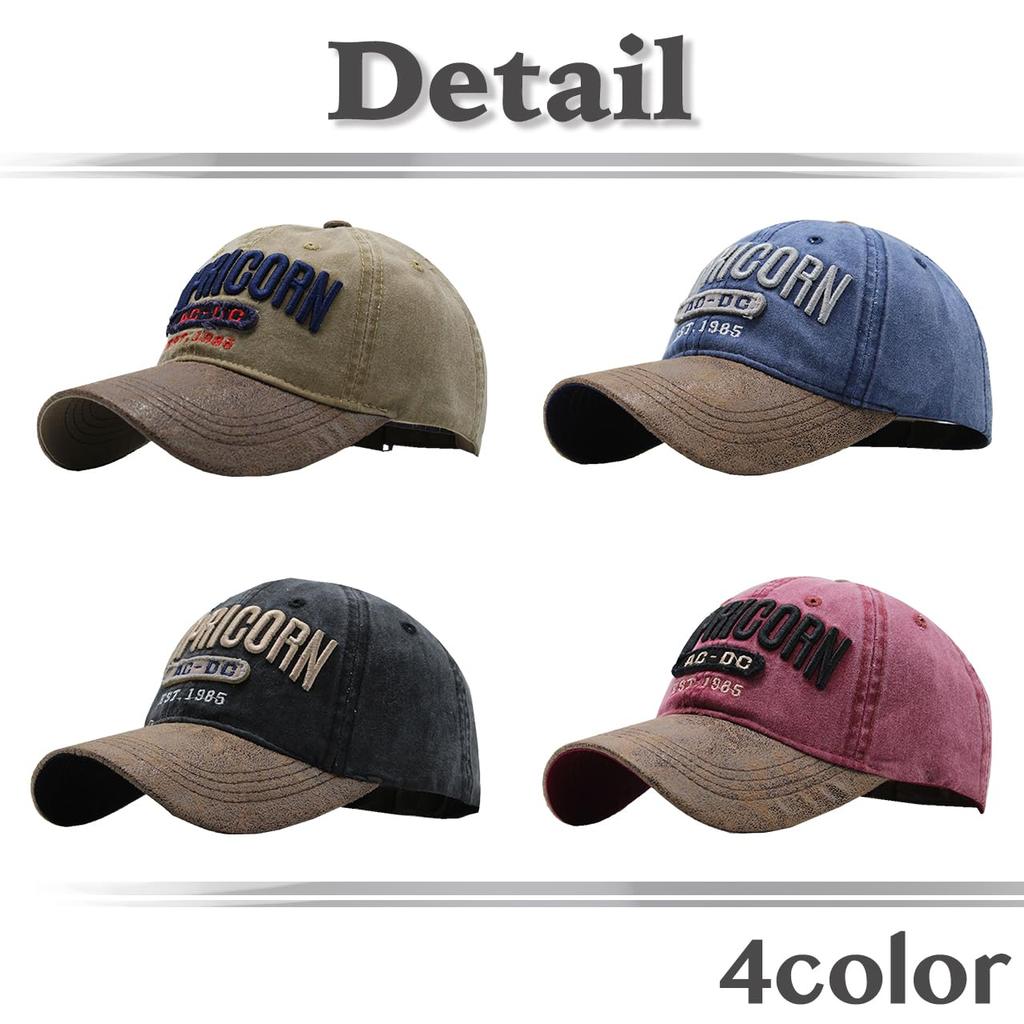 Hat Cap Vintage English Letters Cool Outdoor Casual Fashion CZ183 [White Fang] Men's (Navy)