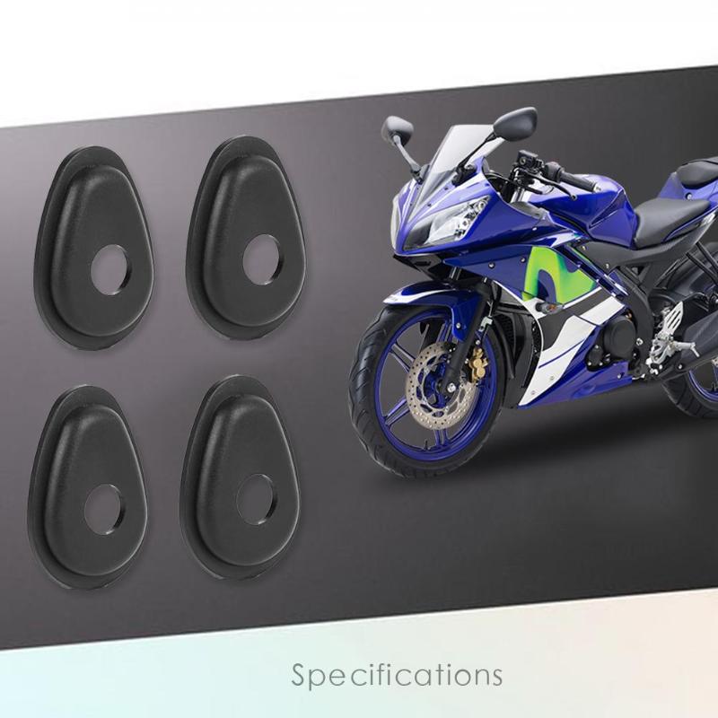 4 шт. Проставки для передних/задних указателей поворота мотоцикла для YAMAHA FZ1 FZ6 FZ8 FZ16 XJ6 XSR 700/900 MT-09 Tracer