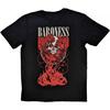 Baroness Unisex Adult Fleur Skull T-Shirt