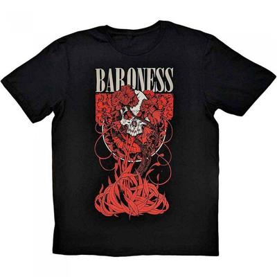 Футболка Baroness унисекс для взрослых Fleur Skull