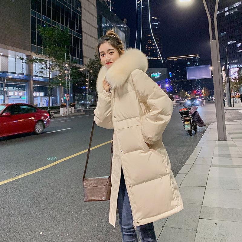 LJX 2024 модное зимнее плюшевое свободное женское пальто, элегантное осенне-зимнее пальто с шерстяным воротником и воротником-стойкой, роскошное зимнее пальто для вечеринок, утолщенное женское пальто