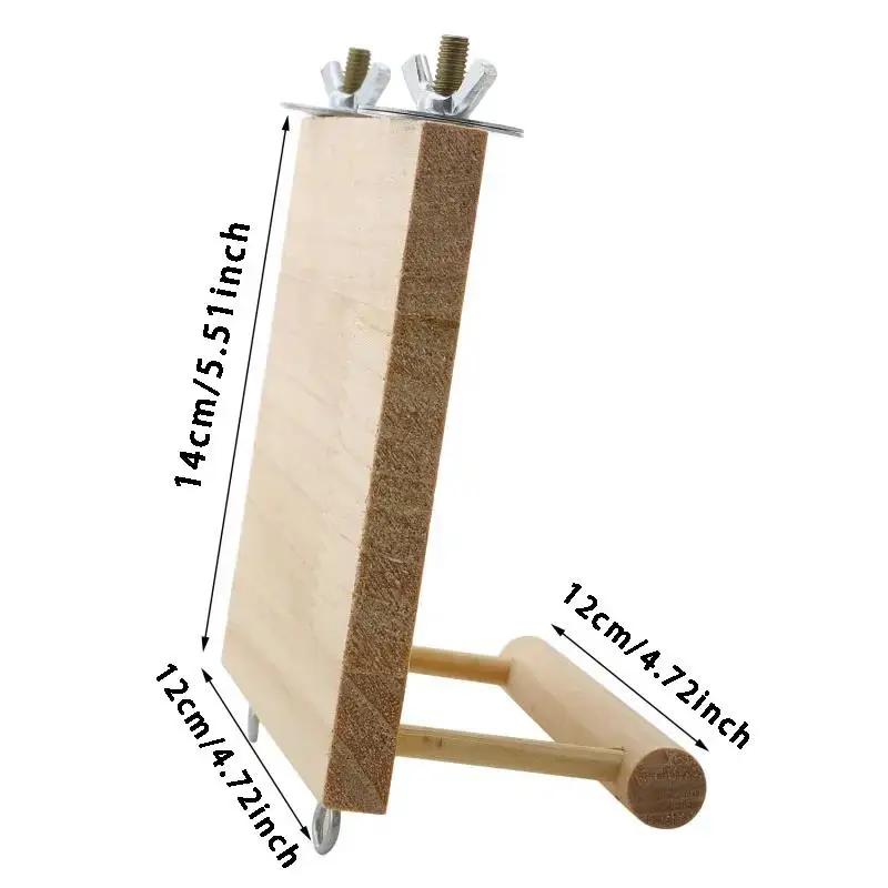 Игрушка-качалка для птиц, деревянная подставка для попугая, игровая площадка с жевательной клеткой из бисера, игровая площадка для волнистых попугаев