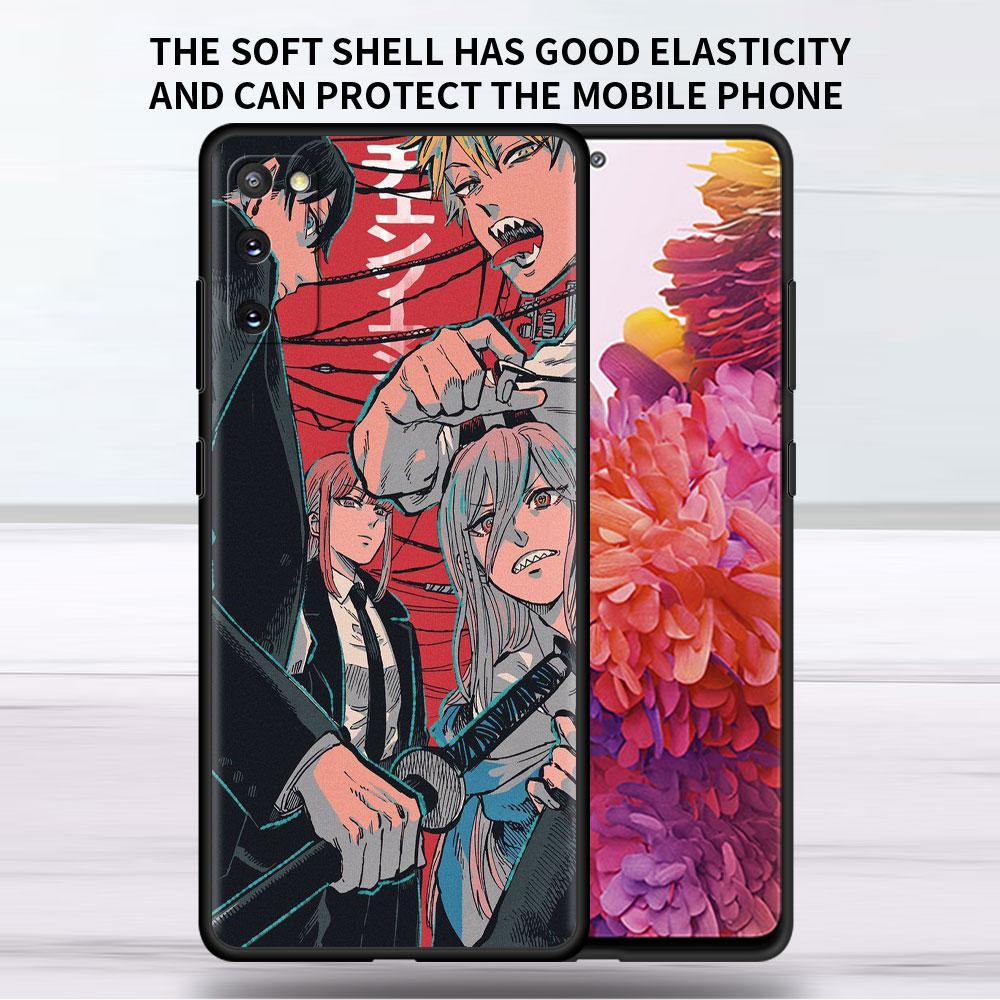 Case For Samsung Galaxy Note 20 Ultra 10 Plus Lite 9 8 A50 A70 A30 A20e A20 A40 A10 A10e A60 Phone Cover Manga Chainsaw Man Capa