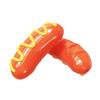 Неразрушимая игрушка для жевания собак для агрессивных любителей жевать Интерактивная пищащая игрушка для щенков Хот-дог